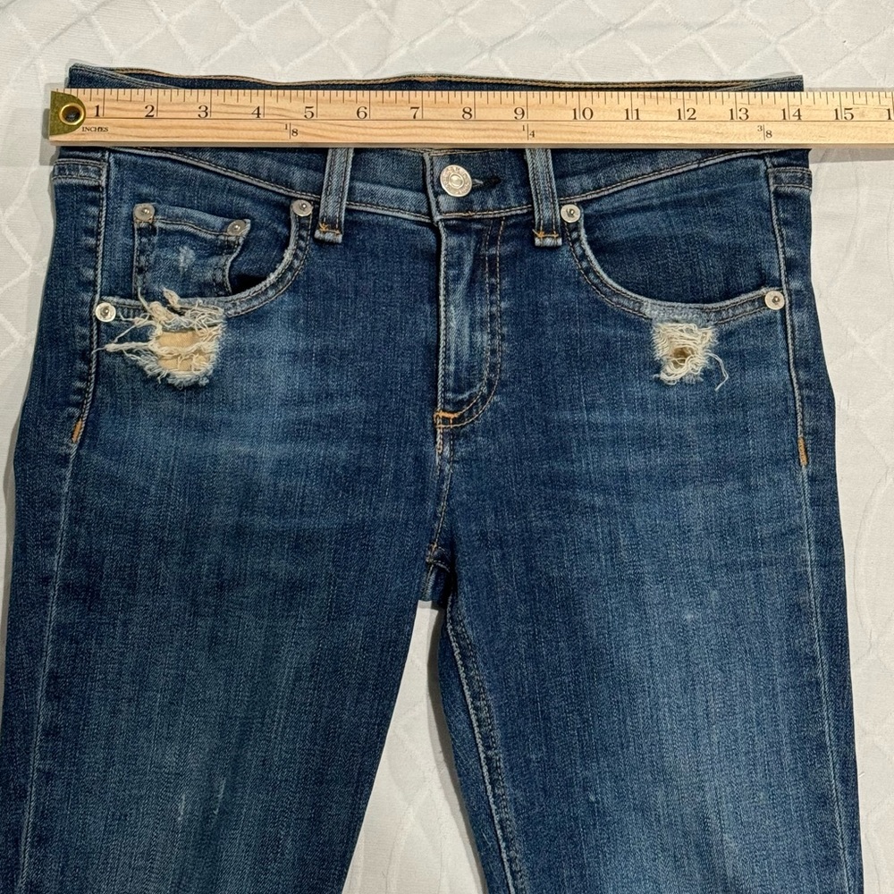 Rag and Bone Women’s Distressed Skinny Jeans Size 26 - Picture 7 of 11
